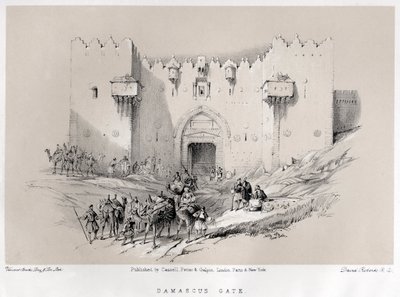 La Porta di Damasco da Unbekannter Künstler