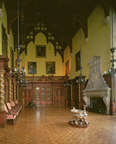 La grande sala, Burghley House, Stamford, Lincolnshire da Unbekannt