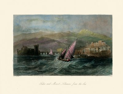 La Terra Santa - Sidone e Monte Libano - Bibbia da Unbekannter Künstler