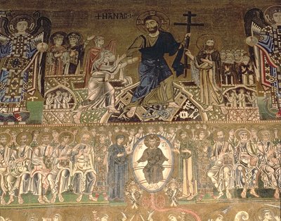 Il Giudizio Universale, dettaglio di Cristo Giudicante da Benjamin Baud