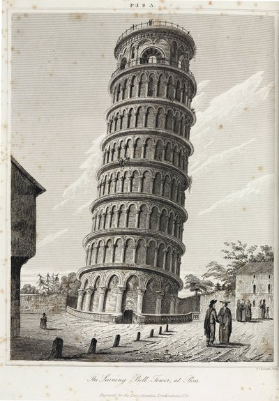 La torre pendente di Pisa da Unbekannt
