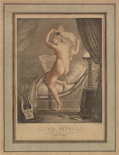 La Notte, Parigi, c.1815 da Unbekannter Künstler