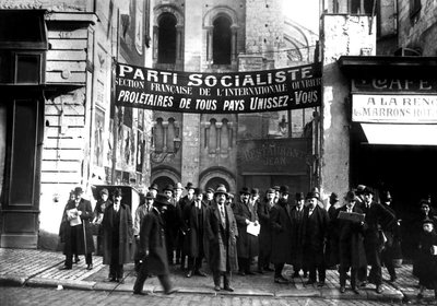 Il Congresso Socialista a Tours, Francia 25-30 dicembre da Unbekannter Künstler