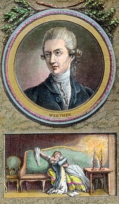 I dolori del giovane Werther da Unbekannter Künstler