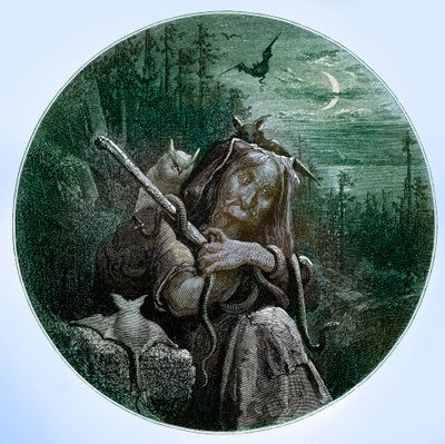 La tempesta - Shakespeare di Doré da Unbekannter Künstler