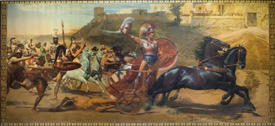 Il trionfo di Achille - Dipinto nel Palazzo Achilleion, Corfù da Unbekannter Künstler