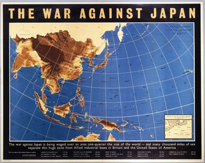La guerra contro il Giappone, manifesto, c. 1944 da Unbekannt