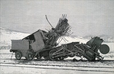 Le conseguenze di un grave incidente ferroviario da Unbekannt