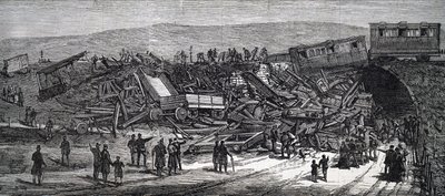 Le conseguenze di un grave incidente ferroviario da Unbekannt