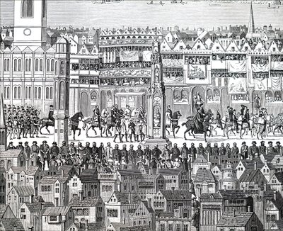 La processione di incoronazione di Re Edoardo VI da Unbekannt