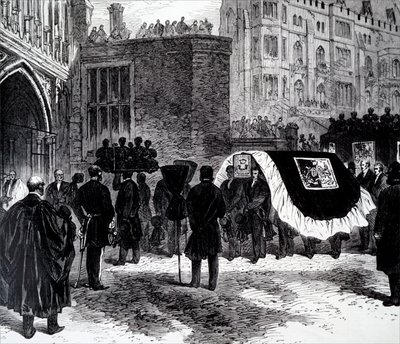 Il funerale di Henry John Temple, 3° Visconte Palmerston da Unbekannt