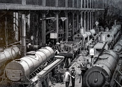 Il piano di produzione della Robert Stephenson and Company da Unbekannt