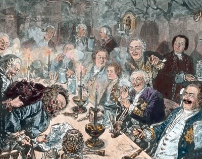 Il club del tabacco da Unbekannter Künstler