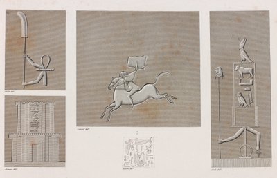 Tebe: Karnak (dettaglio) da Unbekannt