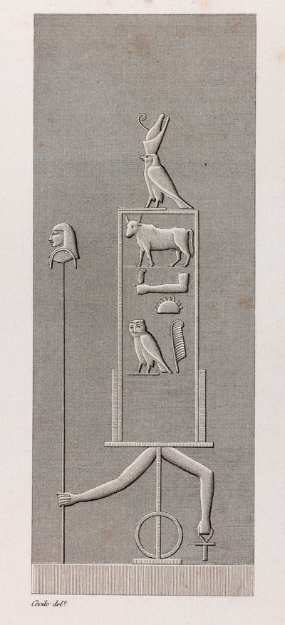 Tebe: Karnak (dettaglio) da Unbekannt