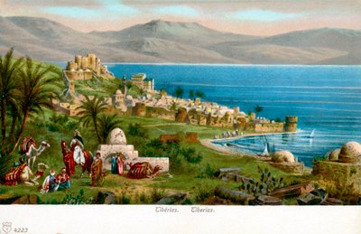 Tiberiade sul Mare di Galilea da Unbekannter Künstler