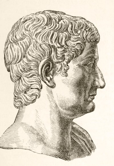Tiberio Cesare Augusto (42 a.C. - 37 d.C.), secondo imperatore romano, nato Tiberio Claudio Nerone, da 