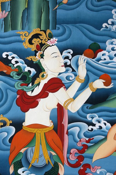Divinità tibetana, monastero di Kopan, Kathmandu, Nepal da Unbekannt