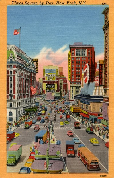 Times Square di giorno: New York City, New York da Unbekannter Künstler
