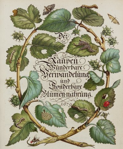 Pagina del titolo dal libro di storia naturale da Alec Hunter