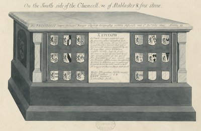 Tomba nella Chiesa di Biddulph - William Bowyer da Unbekannt