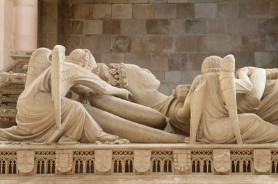 Tomba di Ines de Castro (1320-1355), Monastero di Alcobaça, Portogallo da Benjamin Baud