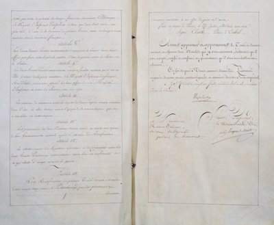 Trattato di Pace e Amicizia Eterna tra Francia e Russia, firmato a Parigi il 20 luglio da Unbekannt