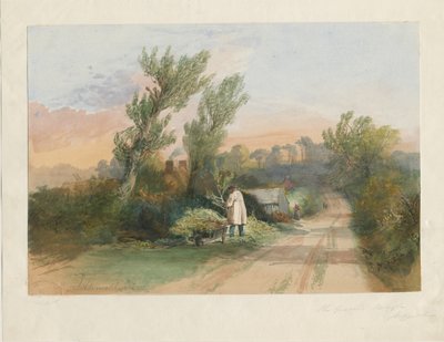 Trentham - "Il Ramo Verde": acquerello, nd [?19th cent] da Unbekannt