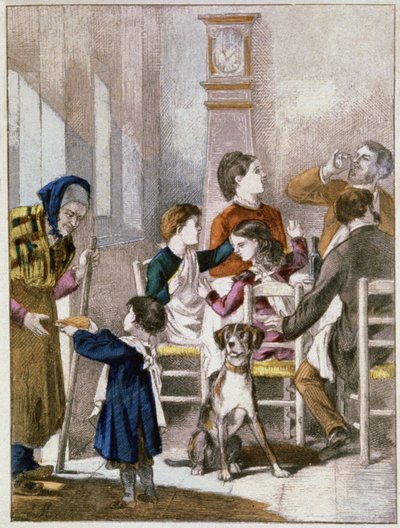 Torta della Dodicesima Notte, c. 1890 (incisione) da Unbekannter Künstler