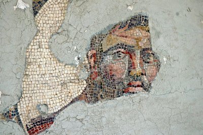 Due atleti, mosaico da Samandagi, Turchia da Unbekannt