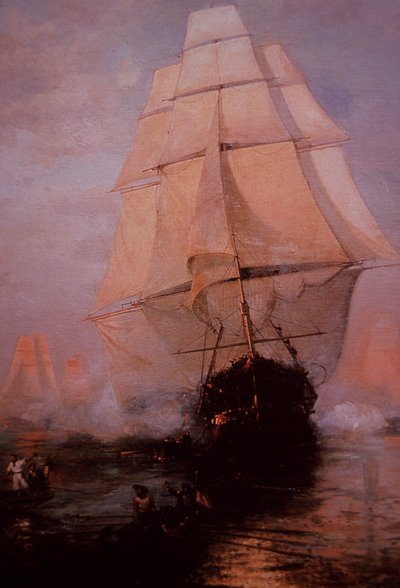 USS Constitution sfugge ai britannici da Nicolas d