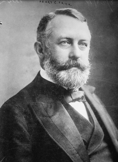 Foto non datata di Henry C. Frick (foto in bianco e nero) da Benjamin Baud