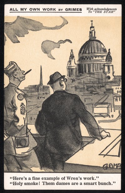 Regno Unito: una cartolina umoristica prodotta durante la Seconda Guerra Mondiale da Raphael Tuck & Sons Ltd da Unbekannt