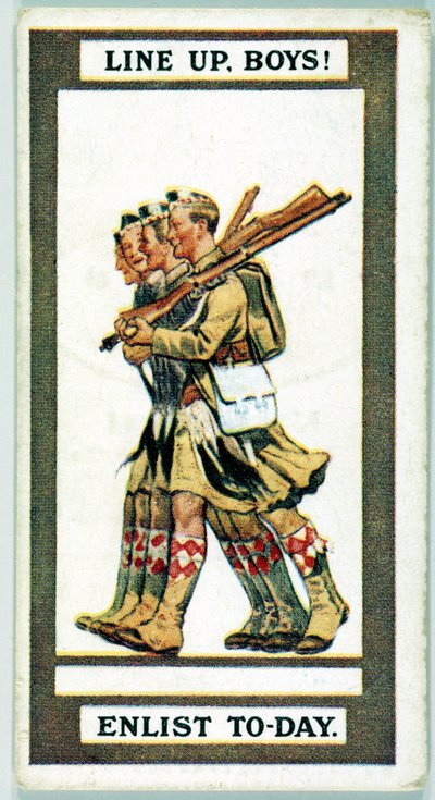 Regno Unito: Carte di sigarette - Reclutamento nella Prima Guerra Mondiale da Unbekannt