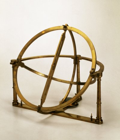 Meridiana universale dalla collezione di Pietro I di John Bradley, San Pietroburgo da Unbekannt