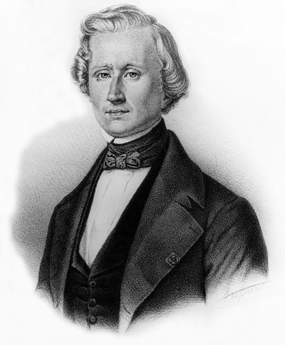 Urbain Jean Joseph Le Verrier (1811-1853) astronomo francese e direttore dell