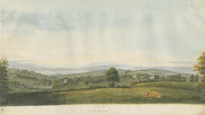Valle di Shugborough: acquerello, nd [fine XVIII sec] da Unbekannt