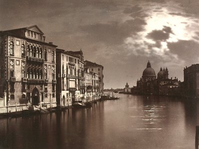 Venezia al chiaro di luna da Unbekannter Künstler
