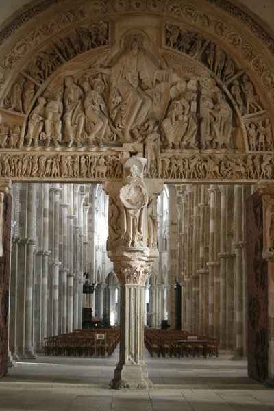 Portale del nartece della basilica di Vézelay, Vézelay, Francia da Unbekannt