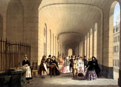 Terme di Vichy, incisione, Francia, c. 1860 da Unbekannter Künstler