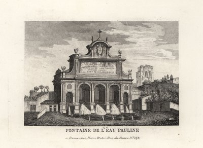 Vista della Fontana dell