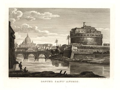 Veduta del Mausoleo di Adriano o Castel Sant