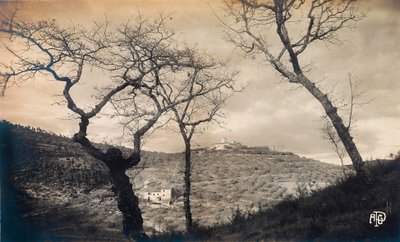Vista della campagna toscana da Unbekannter Künstler