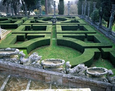 Vista dei giardini superiori davanti al casino o 