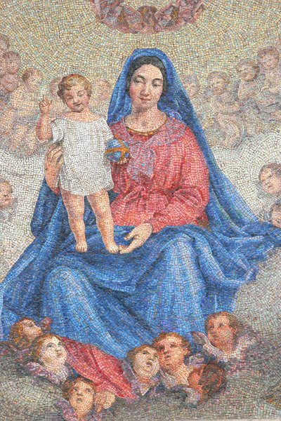 Vergine e bambino da Unbekannt