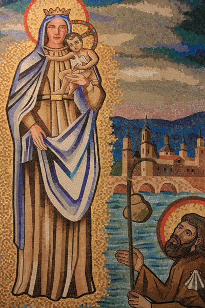 Vergine e bambino. Spagna. S. Padros. J. Agullo. Basilica dell