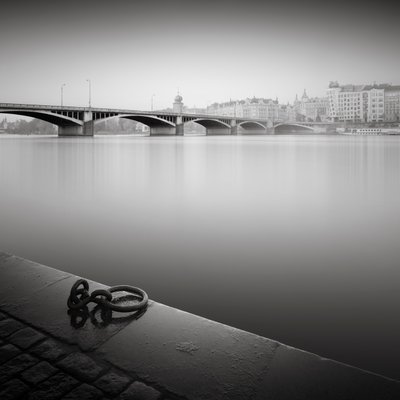 Studio del fiume Vltava, Praga, Repubblica Ceca da Leopold Blonder