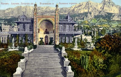 Palazzo Vorontsov, Alupka, Crimea da Unbekannter Künstler