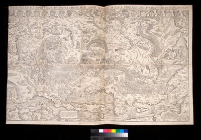Mappa murale della campagna turca del 1529 di Johann Haselberg e Christoph Zell, Norimberga da Unbekannt