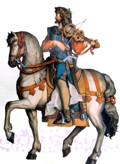 Walther von der Vogelweide, inizio XX secolo (illustrazione) da Unbekannter Künstler